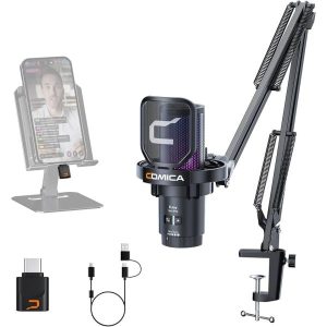 COMICA EJoy Uni RGB Condenser Microphone