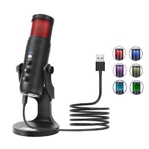 Jmary MC-PW9 RGB Professional USB Microphone