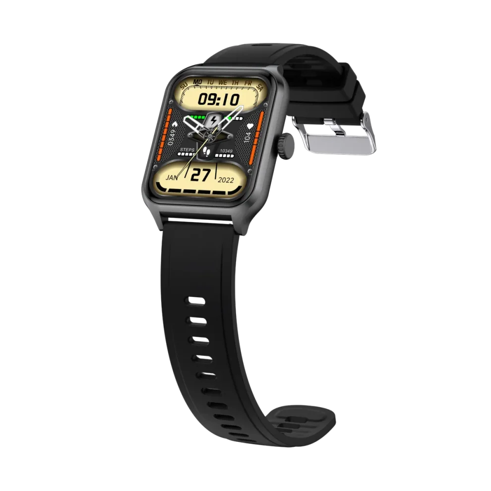 T97 Bluetooth Calling Smartwatch – Black Color