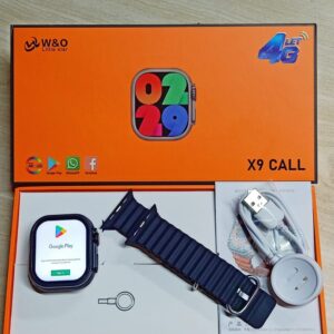 W&O Little Star X9 CALL 4G Android Smartwatch with Super AMOLED Display – 1GB/16GB – Black Color