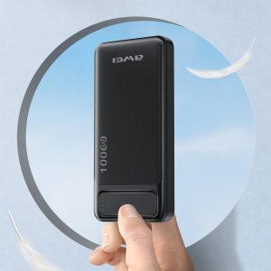 Awei P5K 10000mAh Dual USB Port Power Bank Fast Charging Micro USB and Type C Input Power Bank