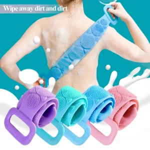 Silica Gel Bath Towel Back Strip Belt Bathroom Equipment