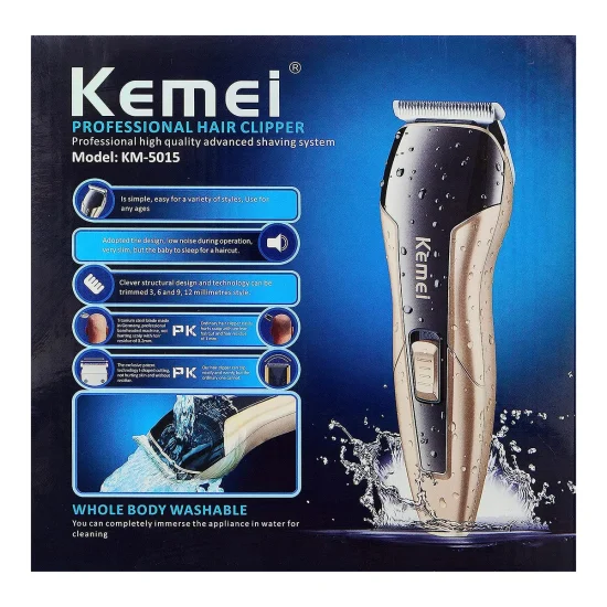 Kemei KM-5015 Washable Professional Hair Clipper