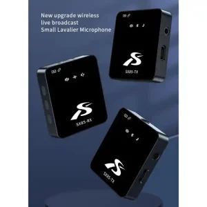 SX85 Dual Wireless Microphone for PC, DSLR, iPhone & Android