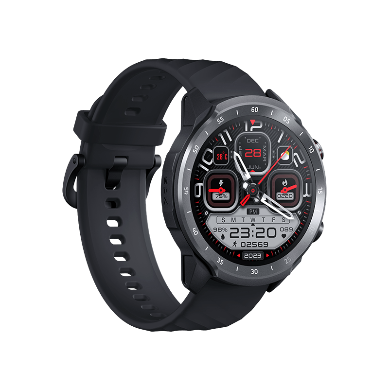 Mibro A2 calling smart watch Sporty looks Dual Straps – Black