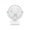 NEW!! mini Clip Fan 360 Degree Rotation Rechargeable Fan (WiWu FS03)- White Color