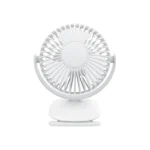 NEW!! mini Clip Fan 360 Degree Rotation Rechargeable Fan (WiWu FS03)- White Color