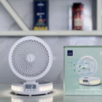 WiWu FS05 Rechargeable fan (4000mAh battery, LED Display Controll Panel)- White Color